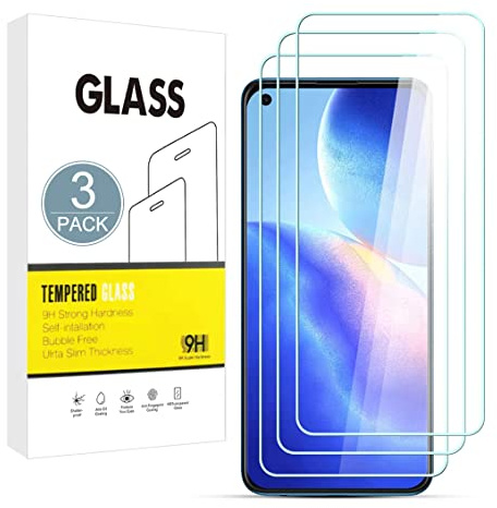 E-Hamii Displayschutzfolie kompatibel mit OPPO Find X3 Neo,[kratzfest, hochauflösend, blasenfrei], 3er-Packung Displayschutzfolie aus Hartglas für OPPO Find X3 Neo