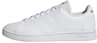 adidas Herren Advantage Base Court Lifestyle Shoes, Cloud White / Cloud White / Shadow Navy, 43 1/3 EU