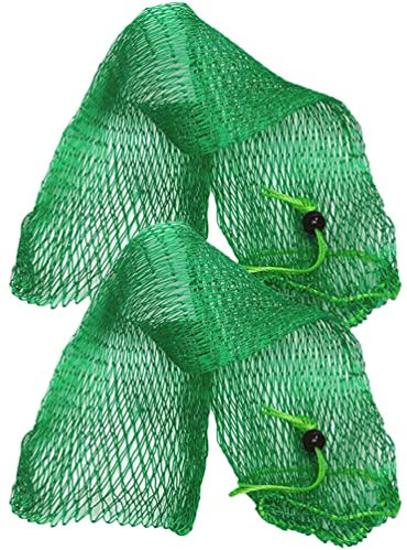 BESPORTBLE 2stücke Fischernetztasche Aus Hochwertigen Materialien Tragbar Und Faltbar Leicht Und Verschleißfest Schnell Trocknend Mit Austauschbarem Netz Für Angeln Und Outdoor