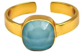 Ring Emilia Chalcedon Gold