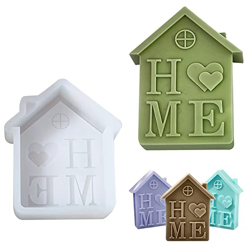 TNSLAND Stampo a forma di candela a forma di sapone in resina epossidica stampo per la casa in silicone per candele di cera di soia, sapone, gesso, artigianato