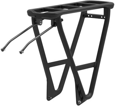 POLISPORT 8873000001 - Porte-Bagages arrière pour vélo HRP Compatible avec Les sièges à Montage Standard et Le système MIK-HD en Noir