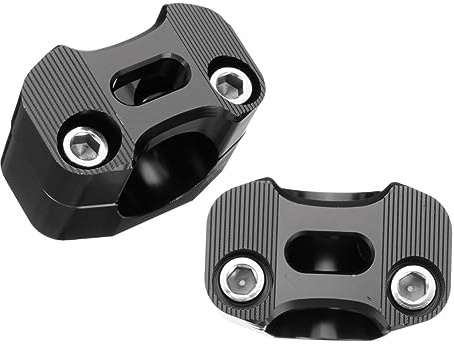 iplusmile Lenkerklemme Bis Montageklemmenadapter Für Fat Bar Lenkeradapter Kompatibel Mit Dirt Bike Und ATV Schwarz