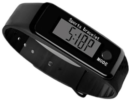 Orologio di monitoraggio dei gradini - Orologio tracker fitness, contapassi orologio Digital | Bracciale di contapaccio sportivo per esterni, contapassi della distanza calorica impermeabile, contatore
