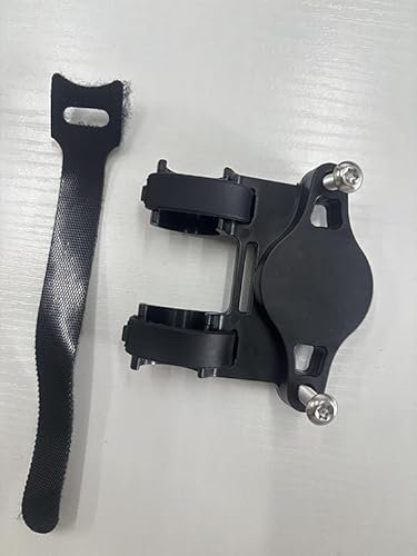 Generico 【ABS】 Porta AirTag Bici - Supporto Antifurto Nascosto per GPS, Montaggio su Portaborraccia/Pompa MTB, Impermeabile - Compatibile con SmartTag/Android, Include Viti Inox