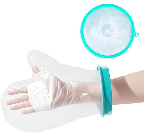 Anrbb Protection Plâtre Main et Bras Étanche, Housse Réutilisable en pour Douche, Bain, Natation, Confortable et Sans Latex, Pour Adultes et Enfants, Protection Plâtre Douche, Protections Pour Plâtre
