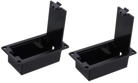 LIOOBO 2stücke Batterie Boxen Für Aktiv-bass Pickup Ersatz Batteriefach Batterien Box Befestigung Für Gitarre Bass Batteriefach Für Aktiv-gitarre