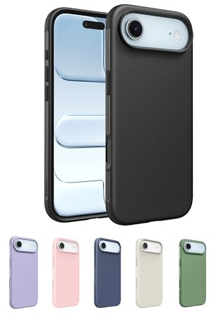 Belkin SheerForce Protect MagSafe Compatible iPhone Air Case with Slim Design & Anti-Scratch Treated Coating - Magnetic, Transparent, & Shockproof Protective iPhone Case - Black