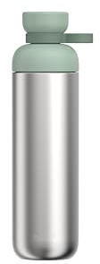 Mepal - Trinkflasche Edelstahl Vita - Große Wasserflasche - 2 Öffnungen für zusätzlichen Trinkkomfort - Auslaufsicher und Spülmaschinengeeignet - Wasserflasche Edelstahl - 900 ml - Nordic sage