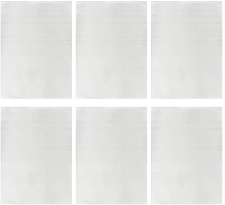 ASAKKURA Lot de 6 Écrans en Acier Inoxydable 5x15 Cm pour Réparation de Pare-chocs Automobiles, Maille de Soudage Thermoplastique Résistante pour Fixation de Treillis Soudé, Outil