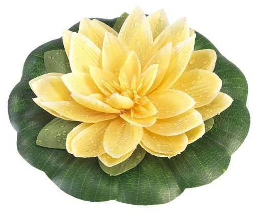 Props4shows Artificial Yellow Water Lily