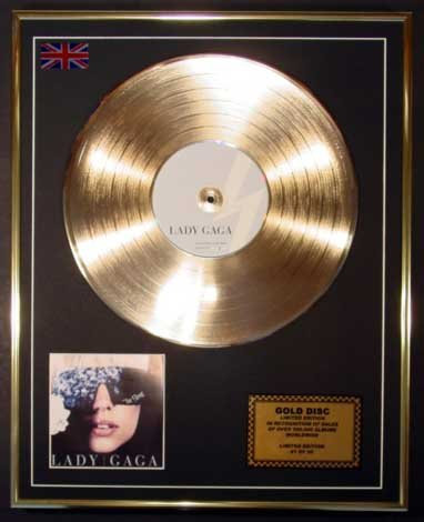 Everythingcollectible Lady GAGA/Goldene Schallplatte Record Limitierte Edition/The Fame