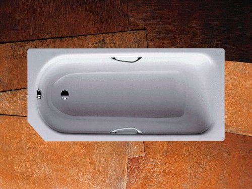 Kaldewei Advantage Saniform V3 v3-332 Stahlbadewanne komplett Alpinweiss gegen 1600 x 700 mm