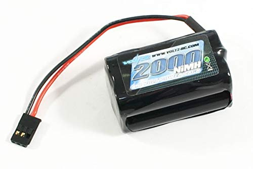 Voltz 2000mAh 4.8v Square Receiver Pack Battery with Connector [VZ0151]