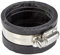 T-mex 09.0804 Pipe Fitting adapters, Black, 50mm O.D Metric / 1 1/2 NB (48.3mm O.D) Imperial