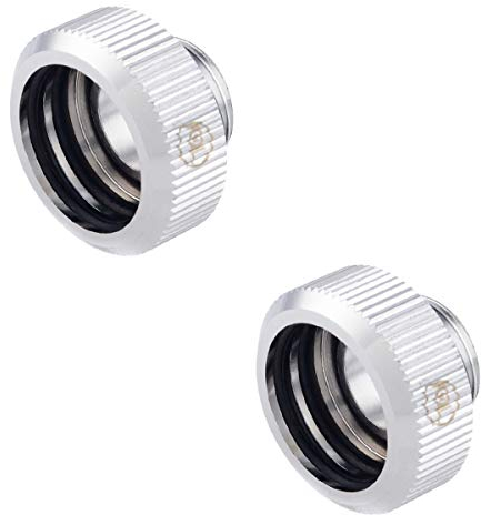 Touchaqua G1/4 Hardtube Außendurchmesser 16mm Fitting (Glorius Silver) TA-FH16-GS