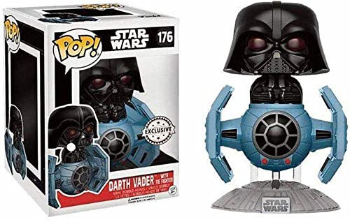 Funko Abysse Corp_BOBUGU676 13920 – Pop Vinyl Star Wars Darth Vader W/Tie Fighter Figure 176, 10 cm