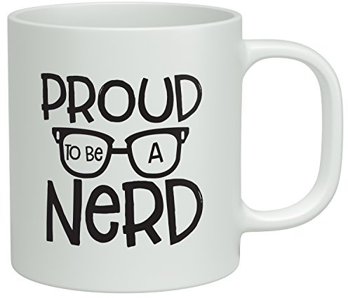 Shopagift Proud to be a Nerd White 10oz Mug Cup
