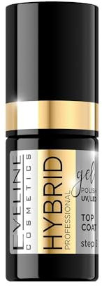Eveline Cosmetics Hybrid Professional Gel-Nagellack Top Coat - Lang anhaltender, Hochglänzender Finish, 5ml