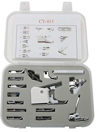 KUNPENG - # CY-015 15ST. HOME FÜßE SET FÜR NIEDRIGEN SCHAFT NÄHEN SINGER BROTHER Babylock Bernina Janome Consew Elna Viking Kenmore Riccar Yamata