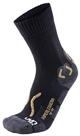 UYN S100103 Trekking Superleggera Socks Men's Schwarz/Militär 47