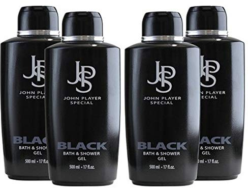 John Player Special Black Duschgel, 4 x 500 ml, 4 Stück
