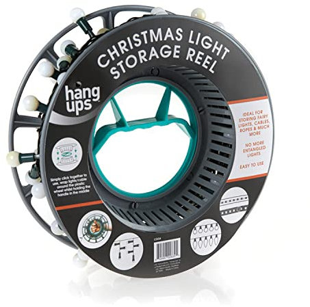 Christmas Lights Storage Reel, Ideal for Christmas Tree Lights, Fairy Lights, Rope Lights, LED Lights and Various Cables Tidy Tangle Free Light Storage Holder