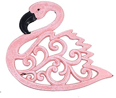 Untersetzer aus Gusseisen (Flamingo)