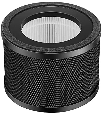 HALIEVE AP001 Replacement Filter Compatible with TaoTronics TT-AP001 & ARVOV AP001 Air Purifier True HEPA Activated Carbon Air Filter