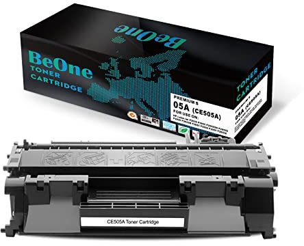 BeOne 1X 05A CE505A 05X CE505X Kompatible Tonerkartusche für HP Laserjet P2030 P2055 P2035N P2035 P2055D P2055DN P2055X P2056 P2057 Drucker (1 Schwarz)