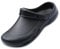 Herren Damen küchenschuhe rutschfest Arbeitsschuhe küche Clogs (Schwarz, Adult, Men, Numeric_38, Numeric_Range, eu_Footwear_Size_System, Numeric_39, medium)