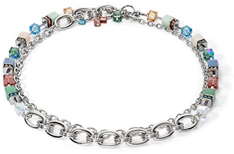 Coeur de Lion 4520/10-1561 Halskette Damen GeoCUBE® Statement Precious Silber