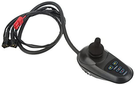Controlador de joystick para silla de ruedas DC 24V 50A Diseño de dirección libre de 360 grados Controlador de joystick para silla de ruedas eléctrica profesional con múltiples funciones de protec