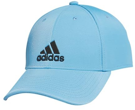 adidas Gorra de Ajuste Ajustable con Corona Baja estructurada béisbol, Semi Blue Burst/Black, Talla nica para Hombre