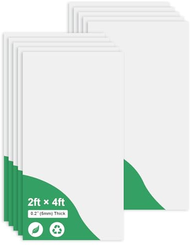 Gigrwiin PVC Drop Ceiling Tiles 2x4 ft – Waterproof, Fire-Rated, Commercial Grade, Easy Lay-in Installation for 15/16 Grid, Washable & Scratch Resistant, 80 Sq.Ft, Pack of 10 Tiles