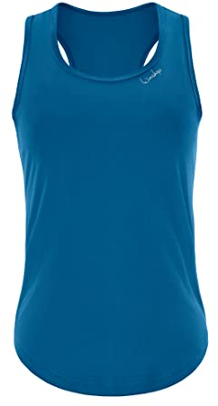 Winshape Damen Functional Light and Soft Tanktop Aet128ls, Ultra Style Trägershirt Cami Shirt, Teal-Green, XL EU