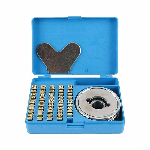 ZYNCUE 104PCS Character Letters Numbers Embossing Printing Wheel Part for FR-900 FR-770 Band Sealer Continuous Sealing Machine Accessories