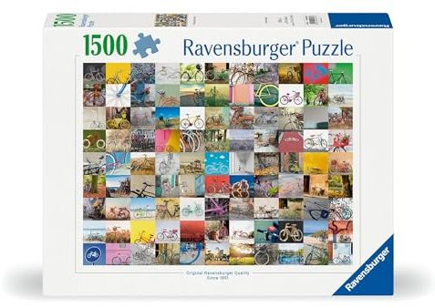 Ravensburger Puzzle 12000697-99 Fahrräder und mehr - 1500 Teile Puzzle für Erwachsene und Kinder ab 14 Jahren,