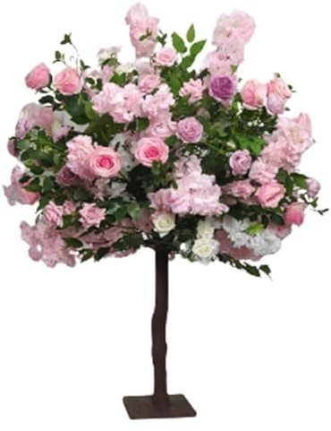 SLOFL Kunstbaum Künstliche 3,9 ft Künstliche Bäume Simulation Kirsche Rose Baum Gefälschte Baum Hochzeit Zeremonie Party Künstliche Blüten Baum Gefälschte Pflanzen Dekor Kunstpflanze