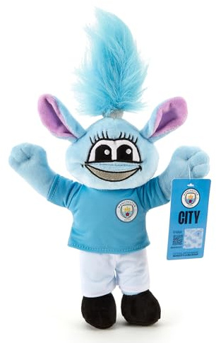 The Gift Scholars Man City Moonbeam Maskottchen - Umweltfreundliches 30 cm Plüschtier | Offiziell Lizenziertes Fußball-Sammelstück Manchester City Fans