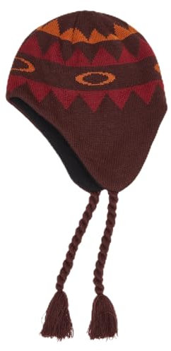 Oakley Herren Nordic Earflap Beanie-Mütze, Grenache Norwegen Muster, SMALL