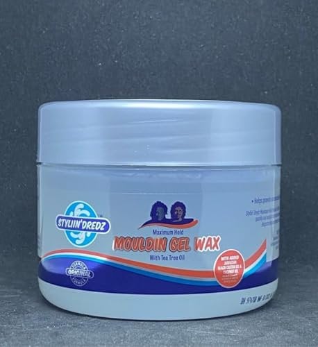 Styliin Dredz Moulding Strong Maximum Hold Gel Wax with Tea Tree Oil Hair Care for Dreadlocks 250 ml