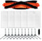 Ersatz-Zubehör-Set für Honiture V8 Pro Saugroboter Ersatzteile für Lubluelu L20 1 Hauptbürste 2 Filter 4 Seitenbürsten 1 Reinigungsbürste (B)