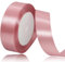 Ruban Satin Or Rose 20mm, 23m - ASALZBOAY - Soie - Mariages, anniversaires, fêtes saisonnières - Or rose - Classique - Uni