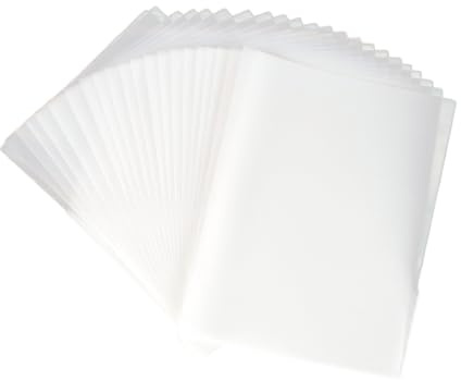 Pergamentpapier, A5, 50 Stück, durchscheinendes Transparentpapier, durchscheinendes Klarpapier zum Drucken von Zeichnungen