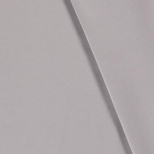 Canvas Stoff Meterware - stabile Baumwolle Uni, reißfester Taschenstoff - schwerer Baumwollstoff - Trachtenstoff - Panama *Ab 50cm, Farbe: 061 h.grau