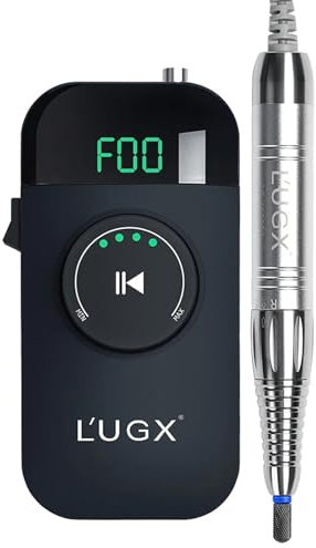 Boyuan Ponceuse Pour Ongles Portable Pro 35000 RPM, Lime À Ongles Electrique Rechargeable Pour Enlever Et Polir Le Gel Acrylique Ongles, Perceuse À Ongles Avec Kit De Salon Pour Manucure Pédicure
