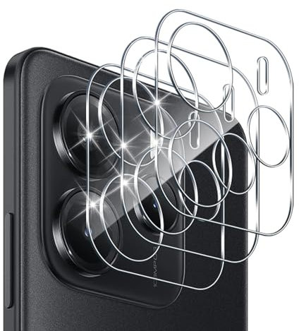 Funrae 3 Stück Kameraschutz Schutzfolie für Xiaomi Redmi Note 14 5G für Panzerglas Kamera, Ultra-Klar 9H Härte Kratzerfest Kamera Schutz Glas, Kompatibel mit Handyhülle Linse Folie