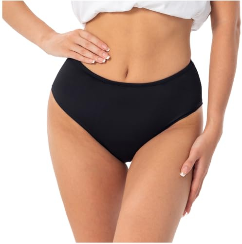 DONGTATA Culotte de Bain menstruelle sans Couture imperméable Anti-fuites Confortable pour Piscine Plage Adolescentes et Femmes