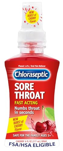 Chloraseptic Sore Throat Spray, Sugar-Free Cherry, 6 Fl Oz